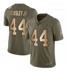 Youth Nike Atlanta Falcons 44 Vic Beasley Limited OliveGold 2017 Salute to Service NFL Jersey Youth Nike Atlanta Falcons 44 Vic Beasley Limited OliveGold 2017 Salute to Service NFL Jersey