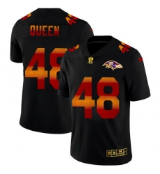 Baltimore Ravens 48 Patrick Queen Men Black Nike Red Orange Stripe Vapor Limited NFL Jersey Baltimore Ravens 48 Patrick Queen Men Black Nike Red Orange Stripe Vapor Limited NFL Jersey