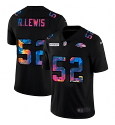 Baltimore Ravens 52 Ray Lewis Men Nike Multi Color Black 2020 NFL Crucial Catch Vapor Untouchable Limited Jersey Baltimore Ravens 52 Ray Lewis Men Nike Multi Color Black 2020 NFL Crucial Catch Vapor Untouchable Limited Jersey