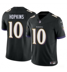 Men Baltimore Ravens 10 DeAndre Hopkins Black 2025 F U S E Vapor Limited Football Jersey Men Baltimore Ravens 10 DeAndre Hopkins Black 2025 F U S E Vapor Limited Football Jersey