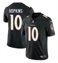 Men Baltimore Ravens 10 DeAndre Hopkins Black Vapor Limited Football Jersey Men Baltimore Ravens 10 DeAndre Hopkins Black Vapor Limited Football Jersey