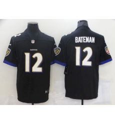 Men Baltimore Ravens 12 Rashod Bateman Black 2021 Leopard Jersey Men Baltimore Ravens 12 Rashod Bateman Black 2021 Leopard Jersey