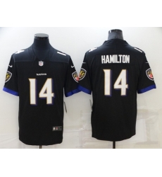 Men Baltimore Ravens 14 Kyle Hamilton Black Vapor Untouchable Limited Stitched jersey Men Baltimore Ravens 14 Kyle Hamilton Black Vapor Untouchable Limited Stitched jersey