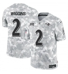 Men Baltimore Ravens 2 Nate Wiggins 2024 F U S E Arctic Camo Salute To Service Limited Stitched Football Jersey Men Baltimore Ravens 2 Nate Wiggins 2024 F U S E Arctic Camo Salute To Service Limited Stitched Football Jersey