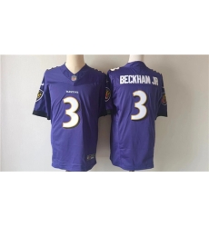 Men Baltimore Ravens 3 Odell Beckham Jr Purple 2023 F U S E Vapor Untouchable Stitched Football Jersey Men Baltimore Ravens 3 Odell Beckham Jr Purple 2023 F U S E Vapor Untouchable Stitched Football Jersey