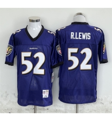 Men Baltimore Ravens 52 Ray Lewis Purple Throwback Football Jersey Men Baltimore Ravens 52 Ray Lewis Purple Throwback Football Jersey