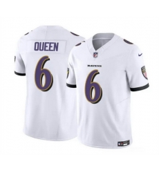 Men Baltimore Ravens 6 Patrick Queen White 2023 F U S E Vapor Limited Football Jersey Men Baltimore Ravens 6 Patrick Queen White 2023 F U S E Vapor Limited Football Jersey