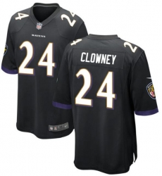 Men Baltimore Ravens Jadeveon Clowney #24 Black Vapor Limited Stitched NFL Jersey Men Baltimore Ravens Jadeveon Clowney #24 Black Vapor Limited Stitched NFL Jersey