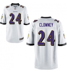 Men Baltimore Ravens Jadeveon Clowney #24 White Vapor Limited Stitched NFL Jersey Men Baltimore Ravens Jadeveon Clowney #24 White Vapor Limited Stitched NFL Jersey
