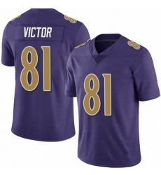 Men Nike Baltimore Ravens Binjimen Victor #81 Rush Vapor Limited Jersey Men Nike Baltimore Ravens Binjimen Victor #81 Rush Vapor Limited Jersey