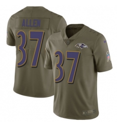 Men Nike Javorius Allen Baltimore Ravens Limited Olive 2017 Salute to Service Jersey Men Nike Javorius Allen Baltimore Ravens Limited Olive 2017 Salute to Service Jersey