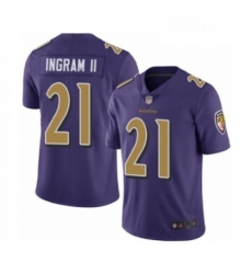 Mens Baltimore Ravens 21 Mark Ingram II Limited Purple Rush Vapor Untouchable Football Jersey Mens Baltimore Ravens 21 Mark Ingram II Limited Purple Rush Vapor Untouchable Football Jersey