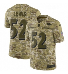 Mens Nike Baltimore Ravens 52 Ray Lewis Limited Camo 2018 Salute to Service NFL Jersey Mens Nike Baltimore Ravens 52 Ray Lewis Limited Camo 2018 Salute to Service NFL Jersey