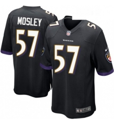 Mens Nike Baltimore Ravens 57 CJ Mosley Game Black Alternate NFL Jersey Mens Nike Baltimore Ravens 57 CJ Mosley Game Black Alternate NFL Jersey