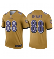 Men's Ravens Dez Bryant Inverted Gold Legend Jersey Men's Ravens Dez Bryant Inverted Gold Legend Jersey