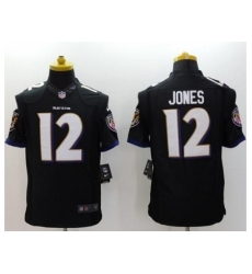 Nike Baltimore Ravens 12 Jacoby Jones Black Limited Alternate NFL Jersey Nike Baltimore Ravens 12 Jacoby Jones Black Limited Alternate NFL Jersey
