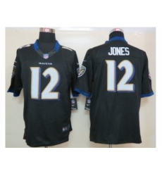 Nike Baltimore Ravens 12 Jacoby Jones black Limited NFL Jersey Nike Baltimore Ravens 12 Jacoby Jones black Limited NFL Jersey
