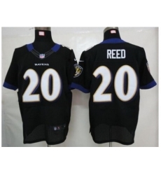 Nike Baltimore Ravens 20 Ed Reed Black Elite NFL Jersey Nike Baltimore Ravens 20 Ed Reed Black Elite NFL Jersey