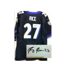 Nike Baltimore Ravens 27 Ray Rice Black Elite Signed NFL Jersey Nike Baltimore Ravens 27 Ray Rice Black Elite Signed NFL Jersey