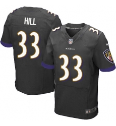 Nike Baltimore Ravens #33 Will Hill Black Alternate Mens Stitched NFL New Elite Jersey Nike Baltimore Ravens #33 Will Hill Black Alternate Mens Stitched NFL New Elite Jersey