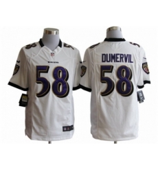Nike Baltimore Ravens 58 Elvis Dumervil white Game NFL Jersey Nike Baltimore Ravens 58 Elvis Dumervil white Game NFL Jersey