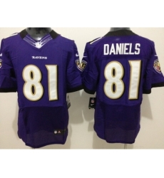 Nike Baltimore Ravens 81 Owen Daniels Purple Elite NFL Jersey Nike Baltimore Ravens 81 Owen Daniels Purple Elite NFL Jersey