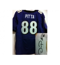 Nike Baltimore Ravens 88 Dennis Pitta Purple Elite Signed NFL Jersey Nike Baltimore Ravens 88 Dennis Pitta Purple Elite Signed NFL Jersey
