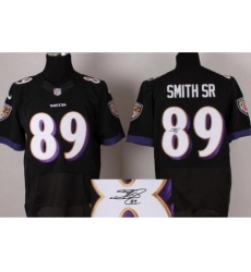 Nike Baltimore Ravens 89 Steve Smith SR Black Signed Elite NFL Jersey Nike Baltimore Ravens 89 Steve Smith SR Black Signed Elite NFL Jersey