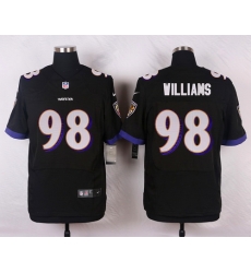 Nike Baltimore Ravens #98 Brandon Williams Black Alternate Mens Stitched NFL New Elite Jersey Nike Baltimore Ravens #98 Brandon Williams Black Alternate Mens Stitched NFL New Elite Jersey