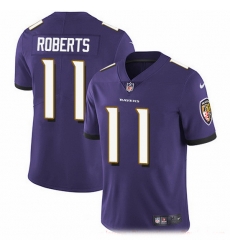 Nike Ravens 11 Seth Roberts Purple Team Color Men Stitched NFL Vapor Untouchable Limited Jersey Nike Ravens 11 Seth Roberts Purple Team Color Men Stitched NFL Vapor Untouchable Limited Jersey