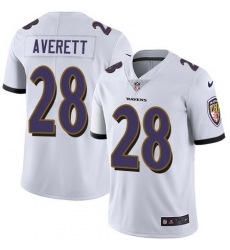 Nike Ravens #28 Anthony Averett White Mens Stitched NFL Vapor Untouchable Limited Jersey Nike Ravens #28 Anthony Averett White Mens Stitched NFL Vapor Untouchable Limited Jersey
