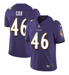 Nike Ravens #46 Morgan Cox Purple Team Color Mens Stitched NFL Vapor Untouchable Limited Jersey Nike Ravens #46 Morgan Cox Purple Team Color Mens Stitched NFL Vapor Untouchable Limited Jersey