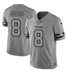 Nike Ravens 8 Lamar Jackson 2019 Gray Gridiron Gray Vapor Untouchable Limited Jersey Nike Ravens 8 Lamar Jackson 2019 Gray Gridiron Gray Vapor Untouchable Limited Jersey