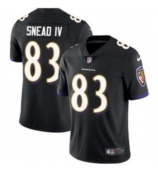 Nike Ravens #83 Willie Snead IV Black Alternate Mens Stitched NFL Vapor Untouchable Limited Jersey Nike Ravens #83 Willie Snead IV Black Alternate Mens Stitched NFL Vapor Untouchable Limited Jersey