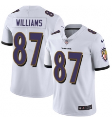 Nike Ravens #87 Maxx Williams White Mens Stitched NFL Vapor Untouchable Limited Jersey Nike Ravens #87 Maxx Williams White Mens Stitched NFL Vapor Untouchable Limited Jersey