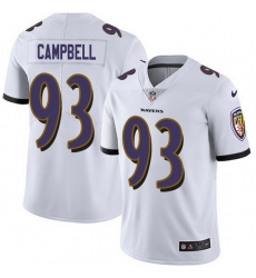 Nike Ravens 93 Calais Campbell White Men Stitched NFL Vapor Untouchable Limited Jersey Nike Ravens 93 Calais Campbell White Men Stitched NFL Vapor Untouchable Limited Jersey