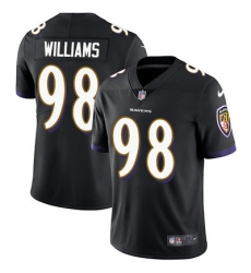 Nike Ravens #98 Brandon Williams Black Alternate Mens Stitched NFL Vapor Untouchable Limited Jersey Nike Ravens #98 Brandon Williams Black Alternate Mens Stitched NFL Vapor Untouchable Limited Jersey