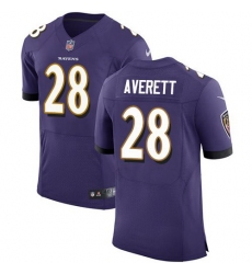 Nike Ravens Anthony Averett Purple Elite Jersey Nike Ravens Anthony Averett Purple Elite Jersey