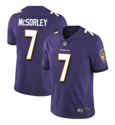 Ravens 7 Trace McSorley Purple Team Color Men Stitched Football Vapor Untouchable Limited Jersey Ravens 7 Trace McSorley Purple Team Color Men Stitched Football Vapor Untouchable Limited Jersey