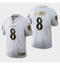 Ravens 8 Lamar Jackson White 100th Season Vapor Untouchable Limited Jersey Ravens 8 Lamar Jackson White 100th Season Vapor Untouchable Limited Jersey