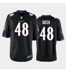 men patrick queen baltimore ravens black game jersey men patrick queen baltimore ravens black game jersey