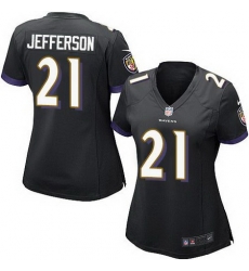 Nike Ravens #21 Tony Jefferson Black Alternate Womens Stitched NFL New Elite Jersey Nike Ravens #21 Tony Jefferson Black Alternate Womens Stitched NFL New Elite Jersey