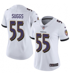 Nike Ravens #55 Terrell Suggs White Womens Stitched NFL Vapor Untouchable Limited Jersey Nike Ravens #55 Terrell Suggs White Womens Stitched NFL Vapor Untouchable Limited Jersey