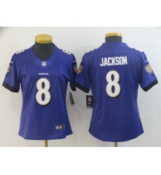 Nike Ravens 8 LaMar Jackson Purple Women Vapor Untouchable Limited Jersey Nike Ravens 8 LaMar Jackson Purple Women Vapor Untouchable Limited Jersey