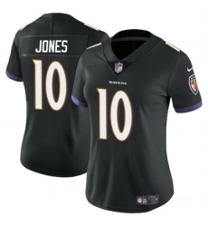 Women Baltimore Ravens 10 Emory Jones Black Vapor Football Jersey Women Baltimore Ravens 10 Emory Jones Black Vapor Football Jersey