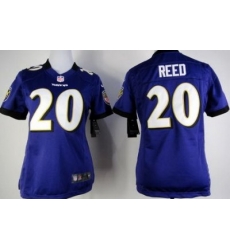 Women Nike Baltimore Ravens #20 Ed Reed Purple Nike NFL Jerseys Women Nike Baltimore Ravens #20 Ed Reed Purple Nike NFL Jerseys