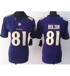Women Nike Baltimore Ravens 81 Anquan Boldin Purple LIMITED Jerseys Women Nike Baltimore Ravens 81 Anquan Boldin Purple LIMITED Jerseys