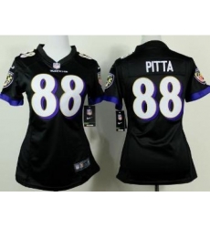 Women Nike Baltimore Ravens 88 Dennis Pitta Black NFL Jersey Women Nike Baltimore Ravens 88 Dennis Pitta Black NFL Jersey