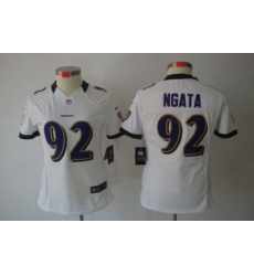 Women Nike Baltimore Ravens #92 Haloti Ngata White(Women Limited Jerseys) Women Nike Baltimore Ravens #92 Haloti Ngata White(Women Limited Jerseys)