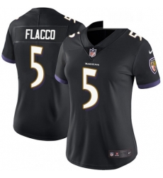 Womens Nike Baltimore Ravens 5 Joe Flacco Elite Black Alternate NFL Jersey Womens Nike Baltimore Ravens 5 Joe Flacco Elite Black Alternate NFL Jersey